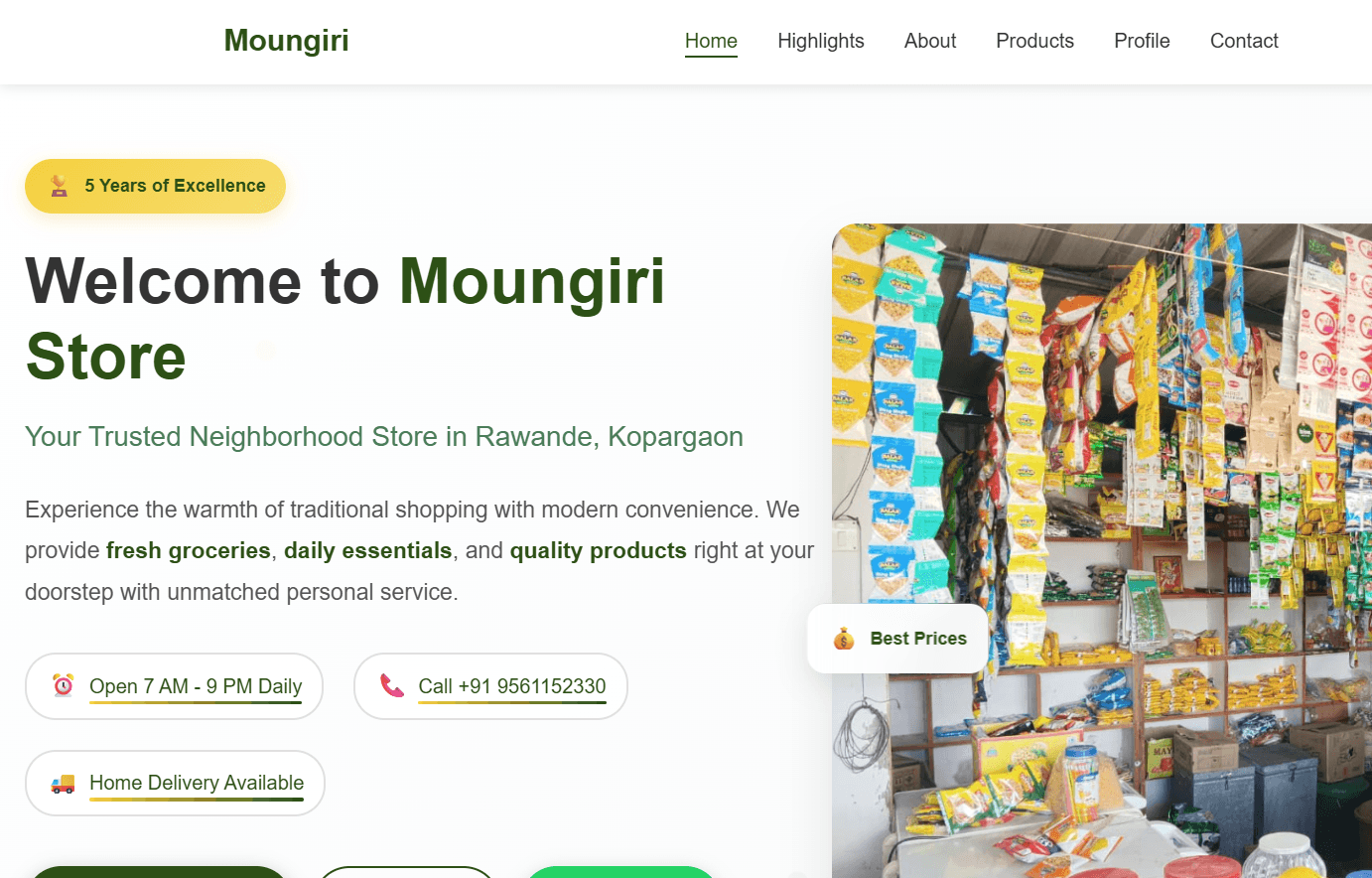 Moungiri Store E-Commerce